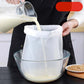 🥛 50% OFF! ✨ High-Density Reusable Food Strainer Bag – Fine Mesh Filters Tiny Particles, Durable Food-Grade Nylon & Drawstring Closure – Perfect for Soy Milk, Juice, Wine & Cold Brew 🧺