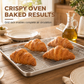 🍰 50% OFF! ✨ Rectangular Stainless Steel Baking Tray with Wire Cooling Rack – Efficient Oil Drainage, Crispy Air-Circulation Results & Warp-Resistant Steel – Multi-Purpose Oven Essential 🥓