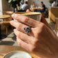 💍 50% OFF! ✨ Bohemian Vintage Floral Vine Ring – Striking Black Gemstone, Sparkling Rhinestone Accents & Intricate Openwork Band – Timeless Romantic Elegance for Any Outfit 🌸