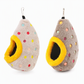 🐦 50% OFF! ✨ Hanging Cotton Bird Nest Hammock – Double-Layer Fleece Warmth, Enclosed Oval Nesting Cave & Durable Metal Hook – Cozy Winter Hideout for Small Birds 🥚