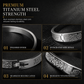 🌸 50% OFF! ✨ 18K Vacuum Plated Titanium Steel Bangle – Radiant Mirror-Like Finish, Intricate Engraved Lettering & Tarnish-Free Premium Steel – Hypoallergenic Elegance for Daily Wear 💛