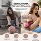 🧶 50% OFF! ✨ Wearable Arm Yarn Holder – Adjustable Dual Straps, Smooth 360° Rotation & Lightweight 51g ABS Design – Tangle-Free Knitting Anywhere 🧵