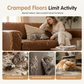 🐱 50% OFF! ✨ Wall-Mounted Wooden Cat Climbing Frame Set – 3 Jumping Steps, Moon Hammock & Sisal Mat, Premium Solid Wood – Space-Saving Vertical Playground for Active Pets 🪵