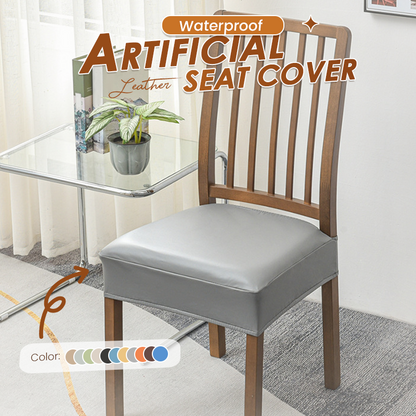 🪑 50% OFF! ✨ Waterproof Artificial Leather Seat Cover – High-Stretch Snug Fit, Secure Non-Slip Elastic Band & Stain-Resistant PU Leather – Refresh Chairs in Seconds 🧼