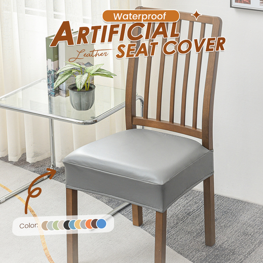 🪑 50% OFF! ✨ Waterproof Artificial Leather Seat Cover – High-Stretch Snug Fit, Secure Non-Slip Elastic Band & Stain-Resistant PU Leather – Refresh Chairs in Seconds 🧼