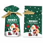 🎄 50% OFF! ✨ Christmas Drawstring Gift Bags with Ribbon – Pull & Tie Instant Closure, Sturdy Flat Bottom & Durable PEVA Material – 50Pcs Festive Packaging for Holiday Gifts 🎁