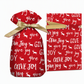 🎄 50% OFF! ✨ Christmas Drawstring Gift Bags with Ribbon – Pull & Tie Instant Closure, Sturdy Flat Bottom & Durable PEVA Material – 50Pcs Festive Packaging for Holiday Gifts 🎁