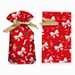 🎄 50% OFF! ✨ Christmas Drawstring Gift Bags with Ribbon – Pull & Tie Instant Closure, Sturdy Flat Bottom & Durable PEVA Material – 50Pcs Festive Packaging for Holiday Gifts 🎁