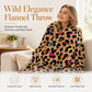 🏆LAST DAY 49% OFF🛋️Ultra-Soft Leopard Print Throw Blanket