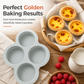 🧁 50% OFF! ✨ 3-Cavity 4-Inch Silicone Cake Mold – Instant Out Release, Heat-Resistant Flexible Design & One-Piece Durable Build – Perfect for Rainbow Cake, Pizza & Air Fryer Baking 🍕