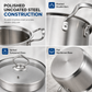 🔥 50% OFF! ✨ Borosilicate Glass Pot – Rapid Uniform Heat Transfer, Dual Riveted Handles & Scratch-Resistant Steel Base – Boil, Simmer & Steam Family Meals Effortlessly 🍲