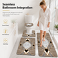 🛁 50% OFF! ✨ 4-Piece Faux Cashmere Bathroom Rug Set – Ultra-Soft Plush Underfoot, Overlock Stitched Anti-Shedding & Secure Grip – Rectangular Mat, U-Shaped Toilet Mat, Lid Cover & Runner 🧼