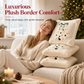 🌸 BUY 1 GET 1 FREE! ✨ Embroidered Christmas Tree Throw Pillow Cover 45×45cm – Multi-Layer Festive Embroidery, Velvet Plush Border & Hidden Zipper – Cozy Holiday Charm for Sofa & Bed 🎄