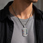🛡️ 50% OFF! ✨ Men's Protective Pendant – Bold Stainless Steel Design, Vintage Religious Detailing & Colorful Stone Accents – Streetwear Edge with Everyday Confidence 🔱