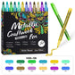 🖌️ 50% OFF! ✨ Vibrant Colors Metallic Marker Pens Set – Rich Metallic Shimmer, Smooth Ink Flow & Smudge-Resistant Finish – 12/24 Colors for Journaling, Cards & DIY Crafts 🎨