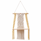🎁 2026 NEW ARRIVALS 50% OFF! ✨ Bohemian Hand Woven Macrame Wall Hanging Floating Shelf – Artisan Hand-Knotted Patterns, Sturdy Wood Platform & Chic Tassel Design – Perfect for Books, Plants & Living Room Decor 🧶