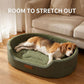 🐾 50% OFF! ✨ Cozy Reversible Cushion Pet Bed – Soft Fabric & 600D Oxford Sides, Raised Nest-Like Edges & Dotted Grip Base – All-Season Comfort for Small Pets Up to 1.5kg 🛏️