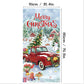 🎄 50% OFF! ✨ Christmas Door Cover for Instant Holiday Decor – Vibrant Santa & Snowman Designs, Fade-Resistant Premium Polyester & Easy Hang – Festive Cheer for Doors, Walls & Backdrops 🎅