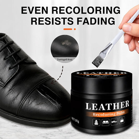 🎨 50% OFF! ✨ All-Purpose Leather Color Repair Balm – Vibrant Color Restoration, Neutral pH Formula & Versatile Multi-Surface Use – Renew Shoes, Sofas, Jackets & Car Seats 👜