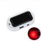 ✨ Solar-Powered Security Light: LED Flashing Deterrent, Wireless, Weather-Resistant, Blue/Red