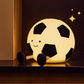 ⚽ Silicone Soccer Night Light: Tap Control, 3 Brightness, Auto-Off Timer, 1200mAh, Rechargeable