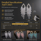 ✨ 50% OFF! 💎 Rhombus Cubic Zirconia Tassel Drop Earrings – Hypoallergenic S925 Sterling Silver Posts, Brilliant Crystal Fringes & Elegant Statement Design – Luxurious Shimmer for Every Occasion 🎀