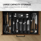 🍴 50% OFF! ✨ Extendable Kitchen Cutlery Storage Organizer – Adjustable 13-22.4" Width, Multi-Compartment Design & Durable Food-Grade PP – Maximize Drawer Space Effortlessly 🗄️