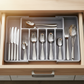 🍴 50% OFF! ✨ Extendable Kitchen Cutlery Storage Organizer – Adjustable 13-22.4" Width, Multi-Compartment Design & Durable Food-Grade PP – Maximize Drawer Space Effortlessly 🗄️