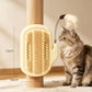 🐾 50% OFF! ✨ 2-in-1 Corner Grooming Accessory – Self-Grooming Brush with Elastic Feather Teaser Wand, Rounded Soft Bristles & Flexible Wall-Mounting – Interactive Grooming & Play for Cats & Dogs 🪶