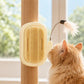 🐾 50% OFF! ✨ 2-in-1 Corner Grooming Accessory – Self-Grooming Brush with Elastic Feather Teaser Wand, Rounded Soft Bristles & Flexible Wall-Mounting – Interactive Grooming & Play for Cats & Dogs 🪶