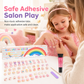 💅 50% OFF! ✨ Kids Handmade Press-On Nails Set – 144 Pieces Almond Shape Cartoon False Nail Tips, Safe Peel-and-Stick Adhesive & Durable Flexible ABS – Salon-Grade Fun for Little Hands 🎀
