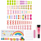 💅 50% OFF! ✨ Kids Handmade Press-On Nails Set – 144 Pieces Almond Shape Cartoon False Nail Tips, Safe Peel-and-Stick Adhesive & Durable Flexible ABS – Salon-Grade Fun for Little Hands 🎀