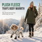 🐕 50% OFF! ✨ Waterproof Four-Legged Dog Jumpsuit – Covered Feet Dirtproof Design, Warm Plush Fleece Lining & Leash Hole – All-Weather Protection for Autumn & Winter Walks 🍂