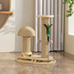 🐾 50% OFF! ✨ Interactive Cat Scratching Post – Sisal-Wrapped Durable Post, Feather Teaser & Ball Toys & Sturdy Stable Base – Healthy Scratching & Hours of Fun 🎾