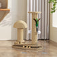 🐾 50% OFF! ✨ Interactive Cat Scratching Post – Sisal-Wrapped Durable Post, Feather Teaser & Ball Toys & Sturdy Stable Base – Healthy Scratching & Hours of Fun 🎾