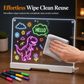 ✨ 50% OFF! 🔋 Rechargeable LED Acrylic Message Board – 30×20cm Glowing Drawing Pad, 7 Fluorescent Pens & Easy Wipe Clean – Ignite Creative Doodle Fun for Kids 🎨