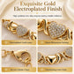 🎅 50% OFF! ✨ Classic Heart Shape Jewelry 4-Piece Set – Necklace, Bracelet, Ring & Earrings with Sparkling Crystal Accents – Gold-Tone Alloy Craftsmanship for Everyday Elegance 💝