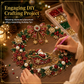 🎄 50% OFF! ✨ DIY Christmas Diamond Art Kit – 25×25cm Sparkling Rhinestone Wall Art, Precision Stylus & Pre-Drilled Hanging Loop – Festive Craft for Mantels & Doors 💎