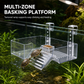 ☀️ 50% OFF! ✨ Hanging Turtle Basking Platform – Clear Acrylic Non-Slip Ramp, Built-In Feeding Trough & Adjustable Mount – Multi-Zone Resting Deck for Healthy Shell Growth 🐢