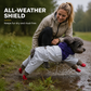 🐕 Water-Resistant Full-Coverage Dog Raincoat – 4-Leg Design Covers Belly & Legs, Sporty Color-Block Style with Elastic Cuffs & Utility Pocket – Lightweight Wind-Blocking Outdoor Walk Essential (S-2XL, 3 Colors) 🌧️