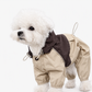 🐕 Water-Resistant Full-Coverage Dog Raincoat – 4-Leg Design Covers Belly & Legs, Sporty Color-Block Style with Elastic Cuffs & Utility Pocket – Lightweight Wind-Blocking Outdoor Walk Essential (S-2XL, 3 Colors) 🌧️