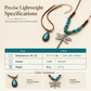 💎 50% OFF! ✨ Vintage Bohemian Suede Layering Necklace – Handcrafted Soft Suede Choker with Faux Turquoise & Antique Charms – Dragonfly or Waterdrop Pendant for Effortless Everyday Style 🦋