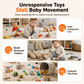 🚗 50% OFF! ✨ 4-Piece Magnetic Electric Toy Car Set – Crawling Motor with Sound & Lights, Magnetic Bumpers Connect Trains & Nesting Slots Build Balance – Safe Rounded Edges for Babies & Toddlers 🧸