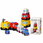 🚗 50% OFF! ✨ 4-Piece Magnetic Electric Toy Car Set – Crawling Motor with Sound & Lights, Magnetic Bumpers Connect Trains & Nesting Slots Build Balance – Safe Rounded Edges for Babies & Toddlers 🧸