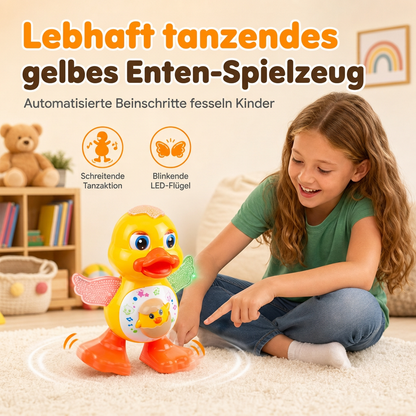 🦆 50% OFF! ✨ Electric Singing & Dancing Cartoon Duck Toy – Flapping Wings, Colorful LED Lights & Cheerful Rhythms – Fun Interactive Musical Toy for Kids 🎵