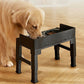 🐕 50% OFF! ✨ Adjustable Elevated Pet Feeder with Double Bowl – 5 Height Levels (21-29cm), Anti-Tip ABS Base & Detachable Stainless Steel Bowls – Ergonomic Dining for Healthy Digestion 🍽️