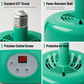 ⏳ Time-Limited Special! ⏰ Intelligent Temperature Control Brooder Heater – Fan-Forced Livestock Heat Lamp with Digital Temp Control, Uniform Airflow, Insulated Cool-Touch Housing & Standard E27 Fitting – for Chicks Piglets Sheep Reptiles – 3 Colors 🐣