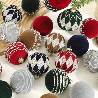🎄 50% OFF! ✨ Christmas Tree Ornaments – Coordinated 16-Piece Velvet-Finish Set, Easy-to-Hang 6cm & 8cm Balls – Instantly Transform Your Tree into a Professional Holiday Display 🎁