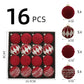 🎄 50% OFF! ✨ Christmas Tree Ornaments – Coordinated 16-Piece Velvet-Finish Set, Easy-to-Hang 6cm & 8cm Balls – Instantly Transform Your Tree into a Professional Holiday Display 🎁