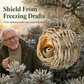 🌿 50% OFF! ✨ Handwoven Straw Spherical Bird Nest – Artisan Crafted, Tight Natural Grass Weave & Weather-Resistant Construction – Shield Backyard Birds from Freezing Drafts with Charming Garden Decor 🐦